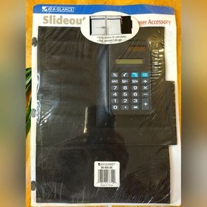 Slide out platform w/calculator